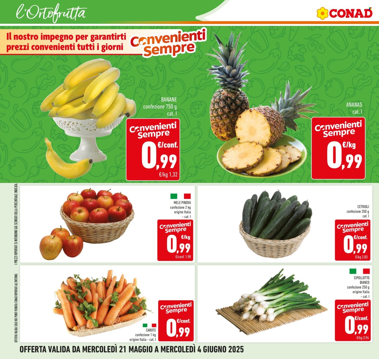 Volantino Conad - 21/5/2025 - 4/6/2025. Pagina 1