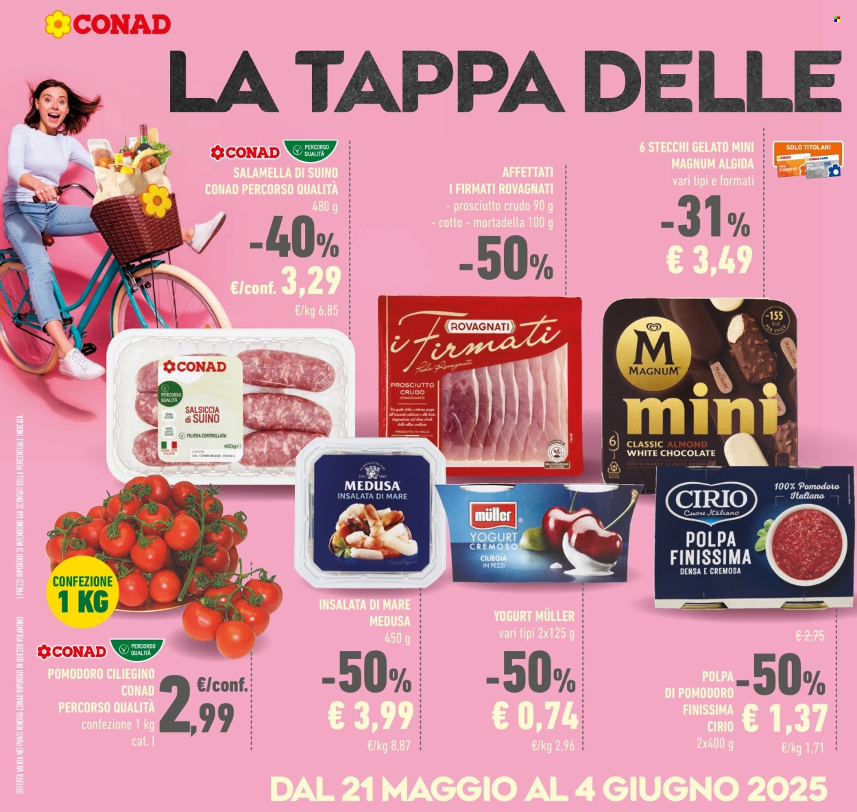Volantino Conad - 21/5/2025 - 4/6/2025. Pagina 1