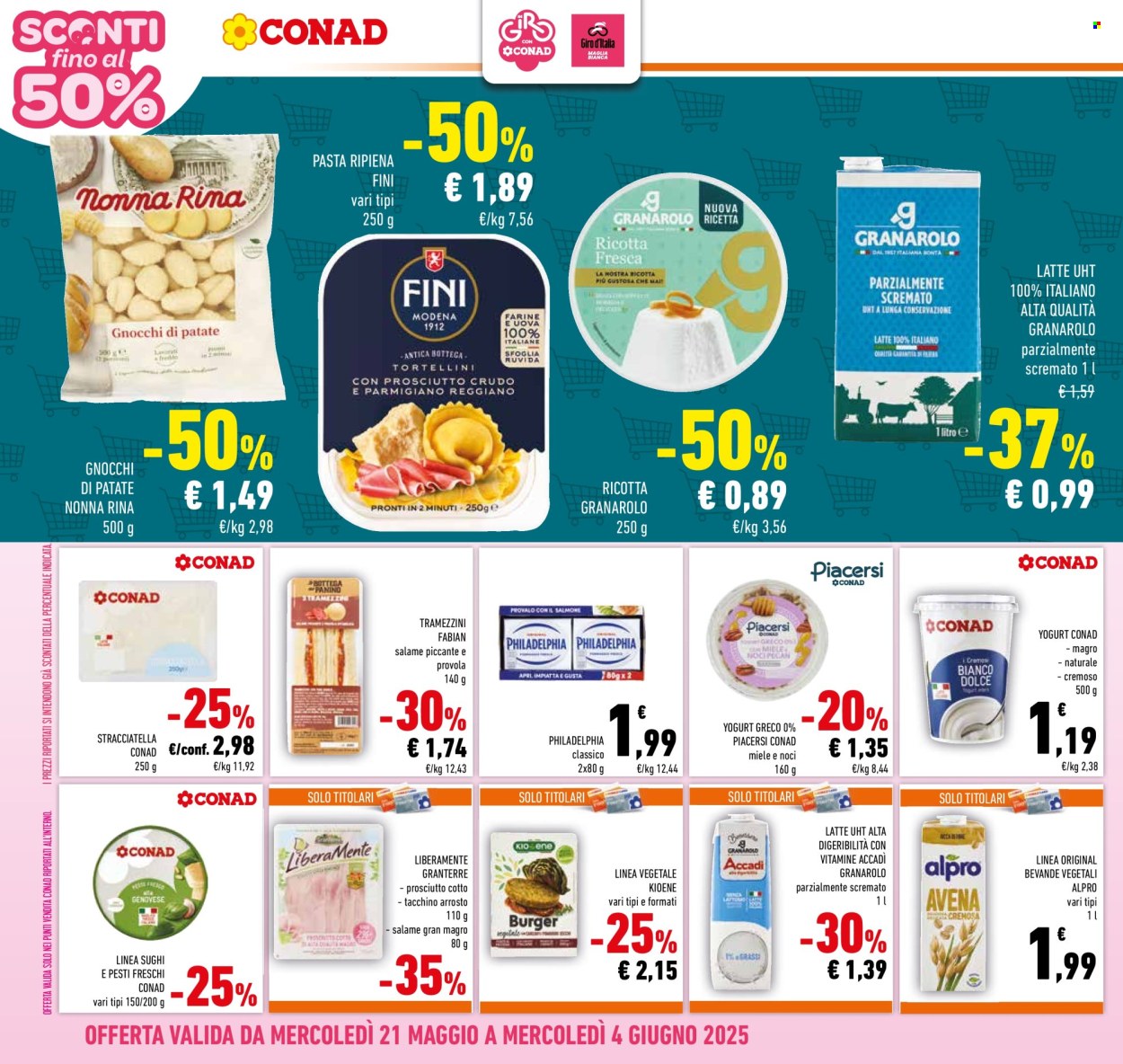 Volantino Conad - 21/5/2025 - 4/6/2025. Pagina 1