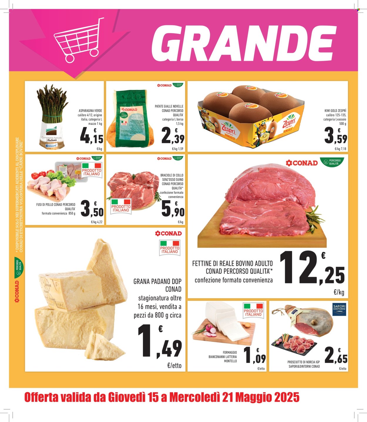 Volantino Conad - 15/5/2025 - 21/5/2025. Pagina 1