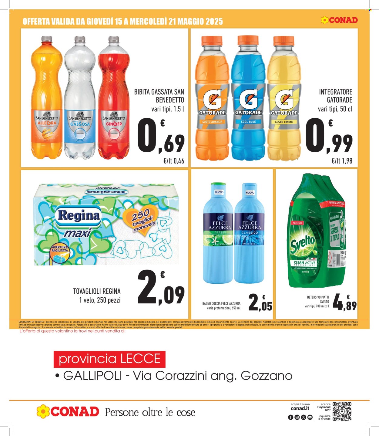 Volantino Conad - 15/5/2025 - 21/5/2025. Pagina 1