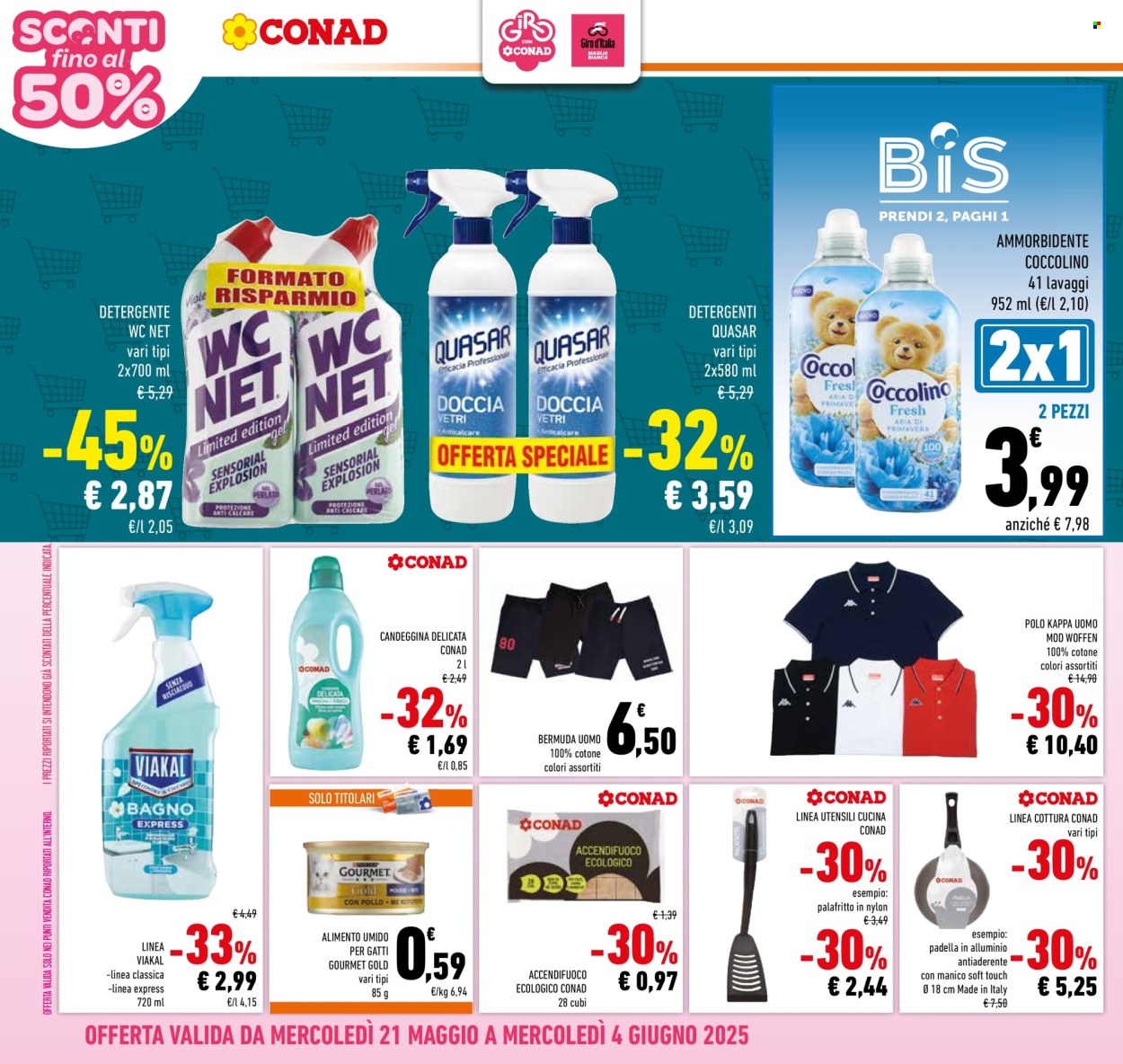Volantino Conad - 21/5/2025 - 4/6/2025. Pagina 1
