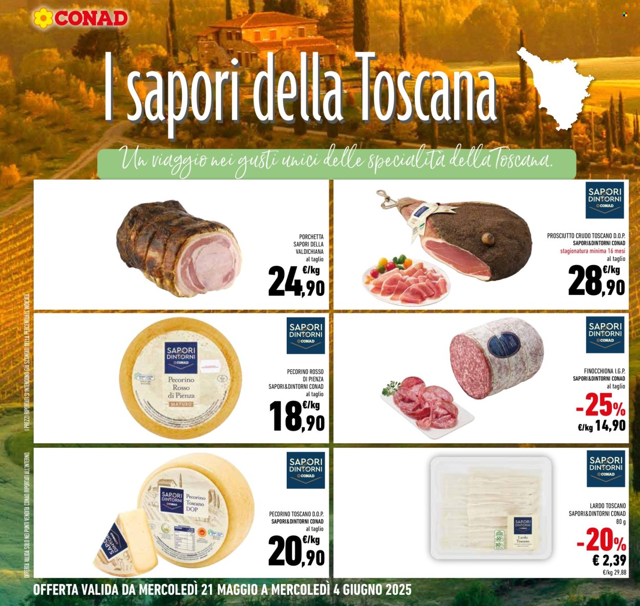 Volantino Conad - 21/5/2025 - 4/6/2025. Pagina 1