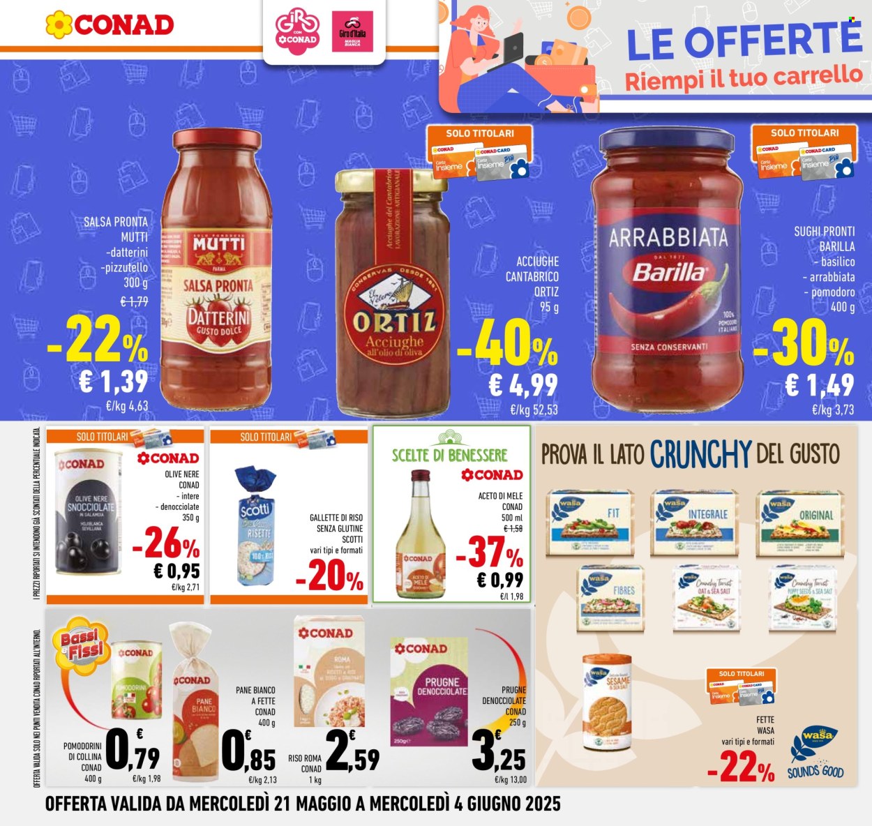 Volantino Conad - 21/5/2025 - 4/6/2025. Pagina 1