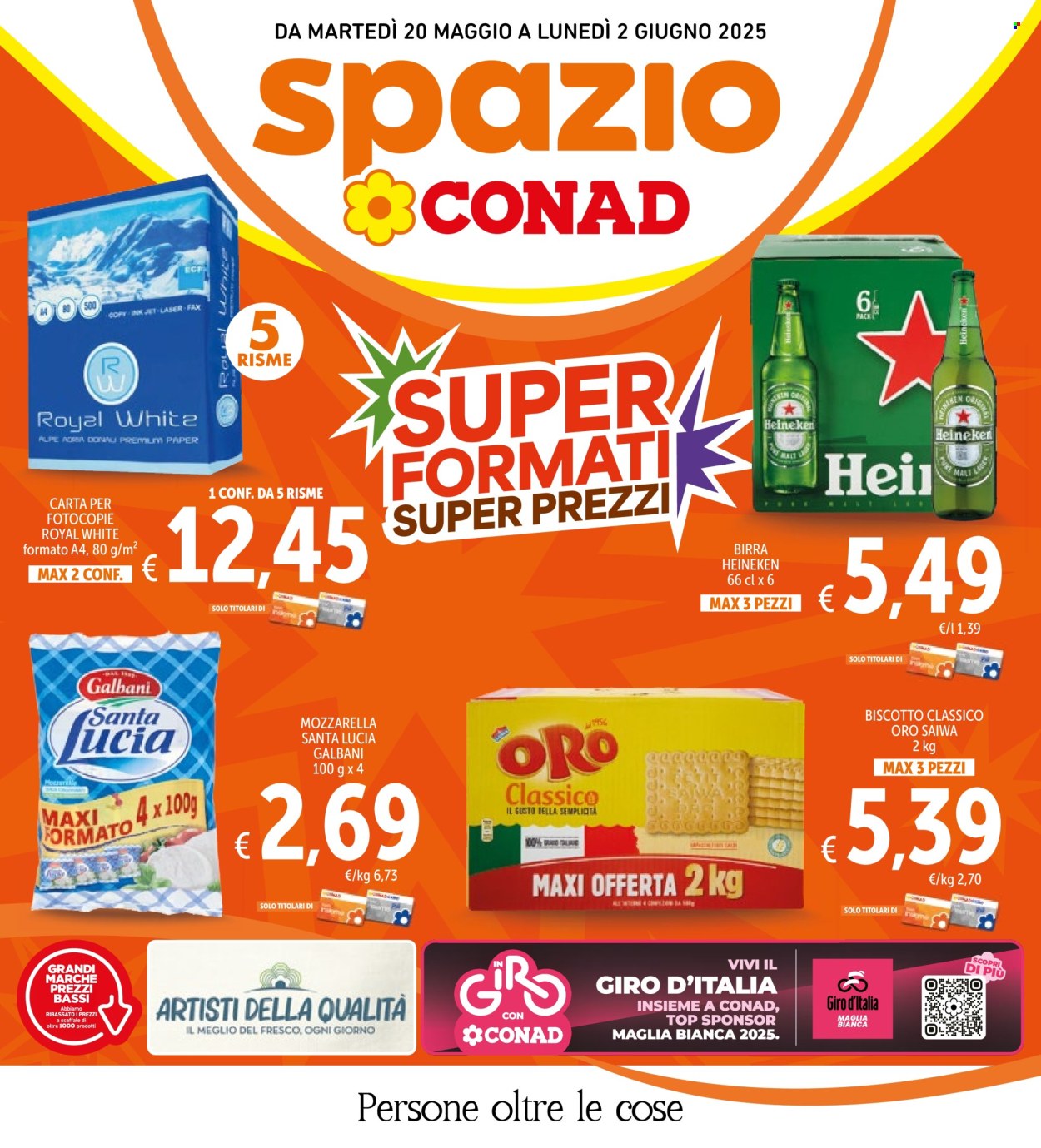 Leták Spazio Conad - 20.5.2025 - 2.6.2025. Strana 1