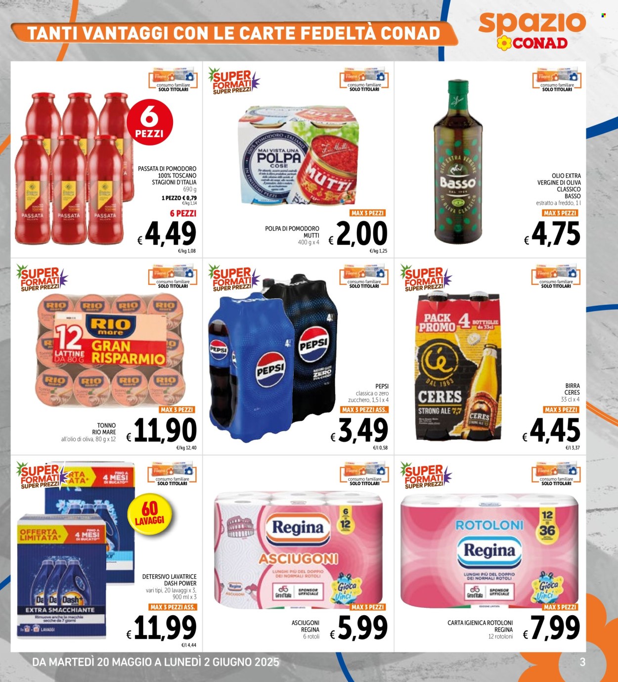 Volantino Spazio Conad - 20/5/2025 - 2/6/2025. Pagina 1