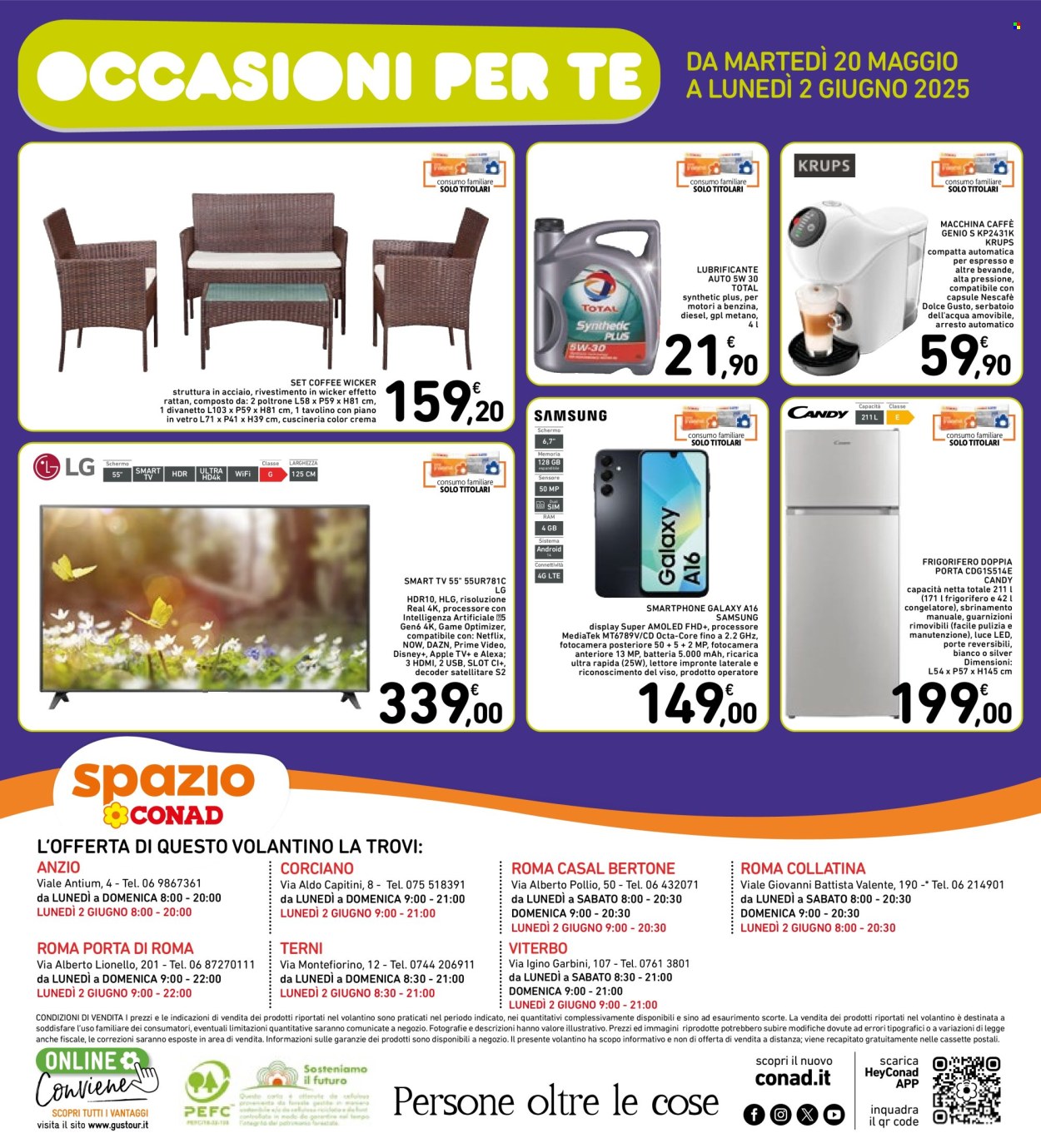 Volantino Spazio Conad - 20/5/2025 - 2/6/2025. Pagina 1