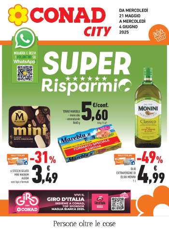 Volantino Conad - 21/5/2025 - 4/6/2025.