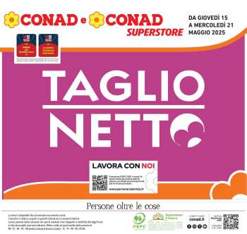 Volantino Conad Superstore - 15/5/2025 - 21/5/2025.