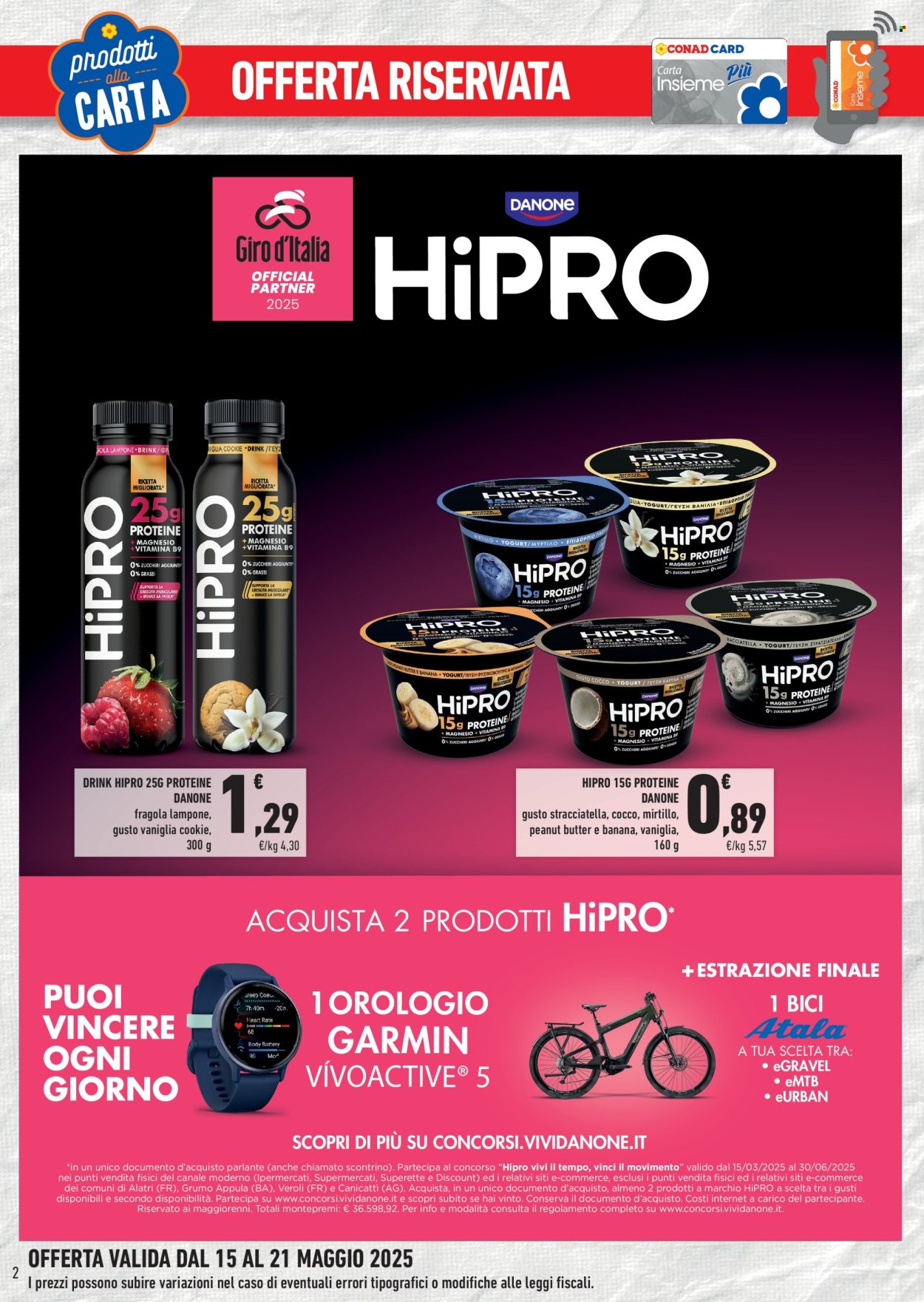 Volantino Conad - 15/5/2025 - 21/5/2025. Pagina 1