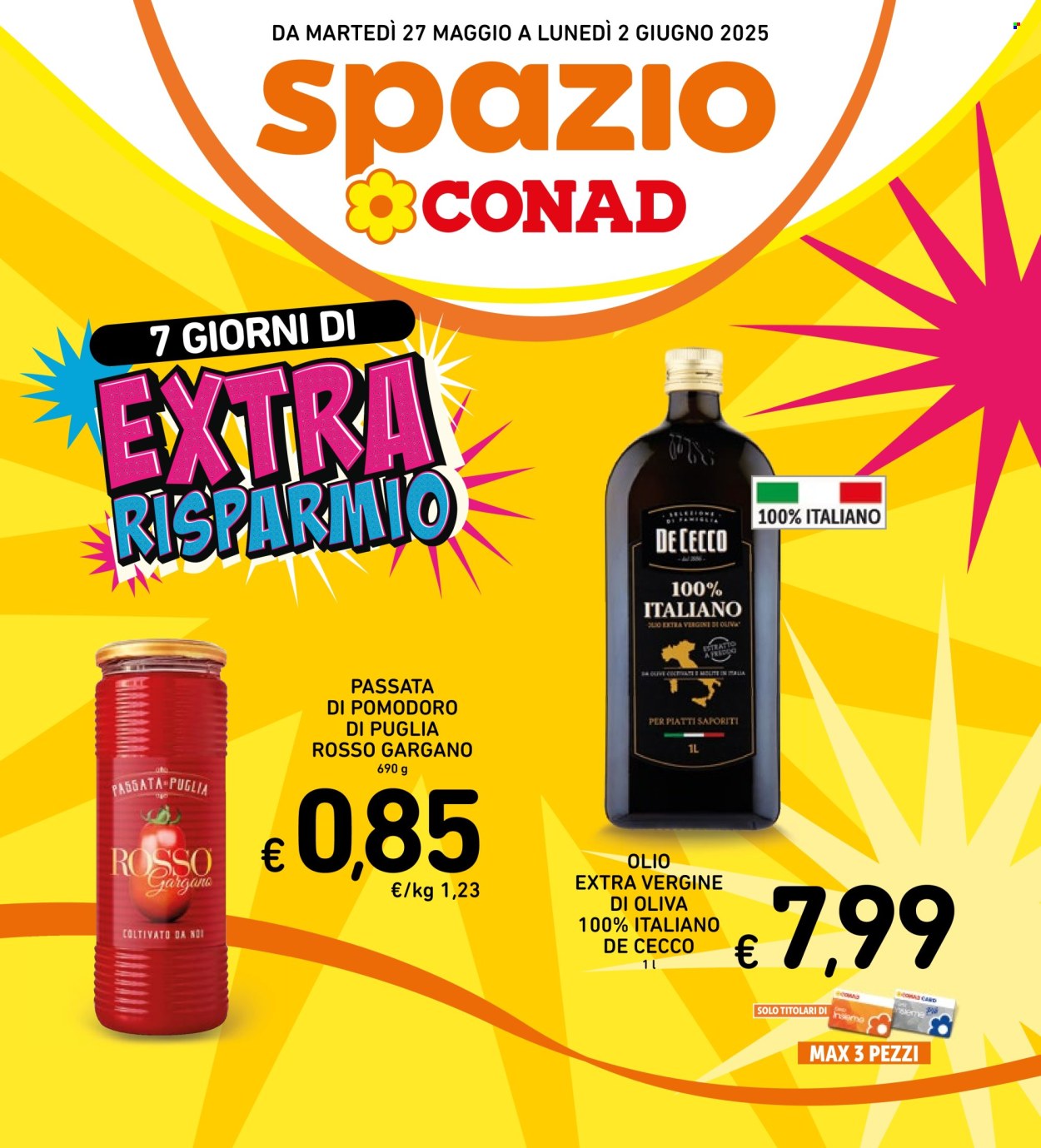 Leták Spazio Conad - 27.5.2025 - 2.6.2025. Strana 1