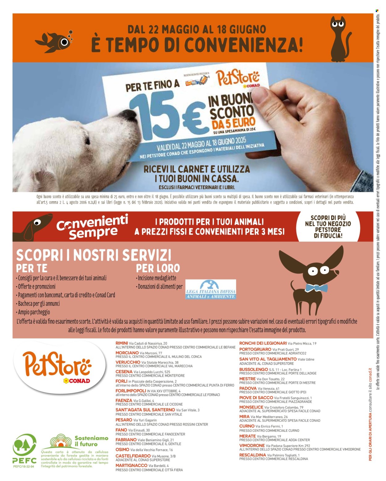 Volantino Conad - 22/5/2025 - 18/6/2025. Pagina 1