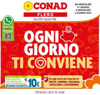 Volantino Conad - 21/5/2025 - 4/6/2025.