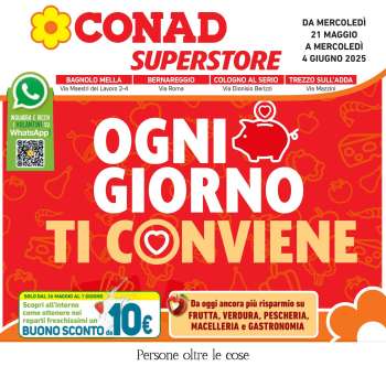 Volantino Conad Superstore - 21/5/2025 - 4/6/2025.