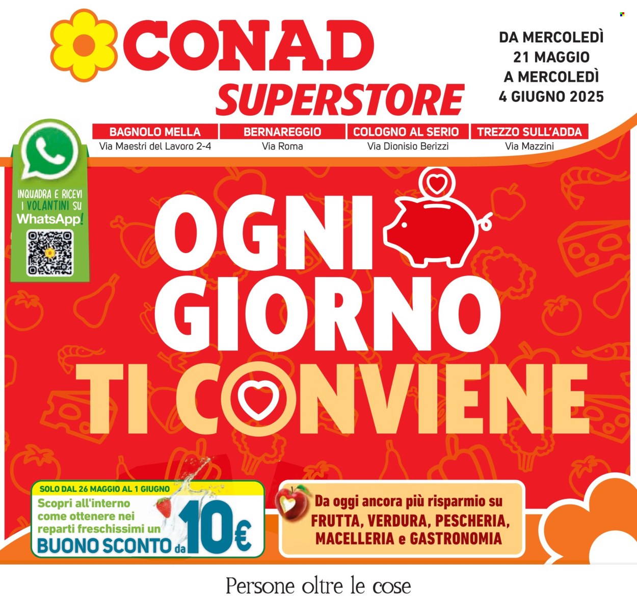 Leták Conad Superstore - 21.5.2025 - 4.6.2025. Strana 1
