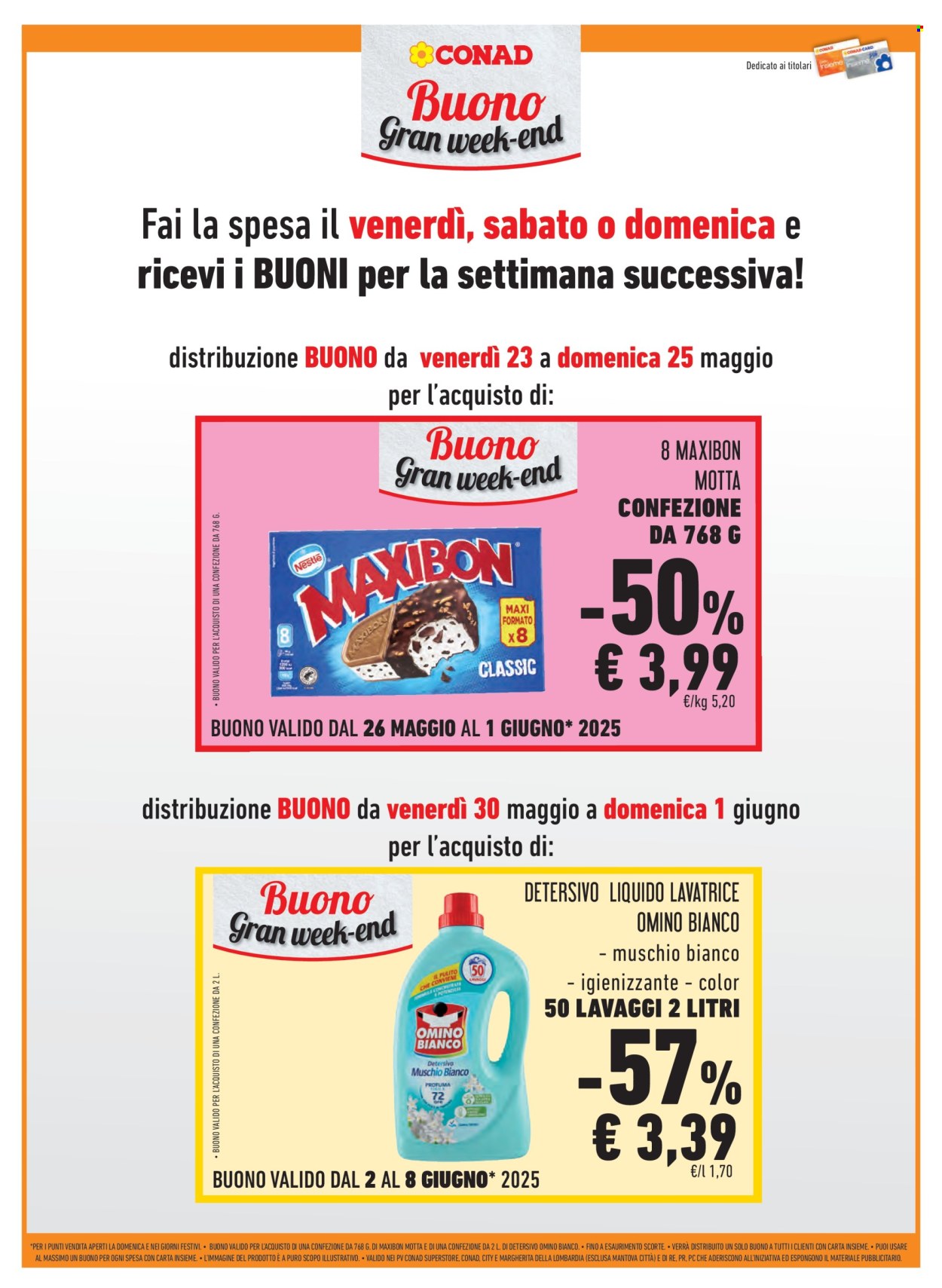 Leták Margherita Conad - 21.5.2025 - 4.6.2025. Strana 4