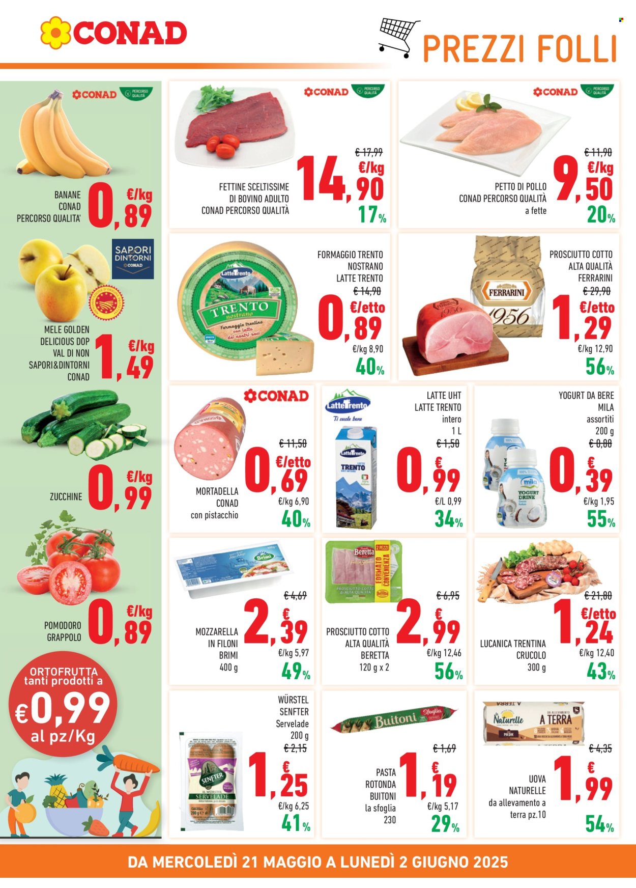 Volantino Conad - 14/5/2025 - 2/6/2025. Pagina 1