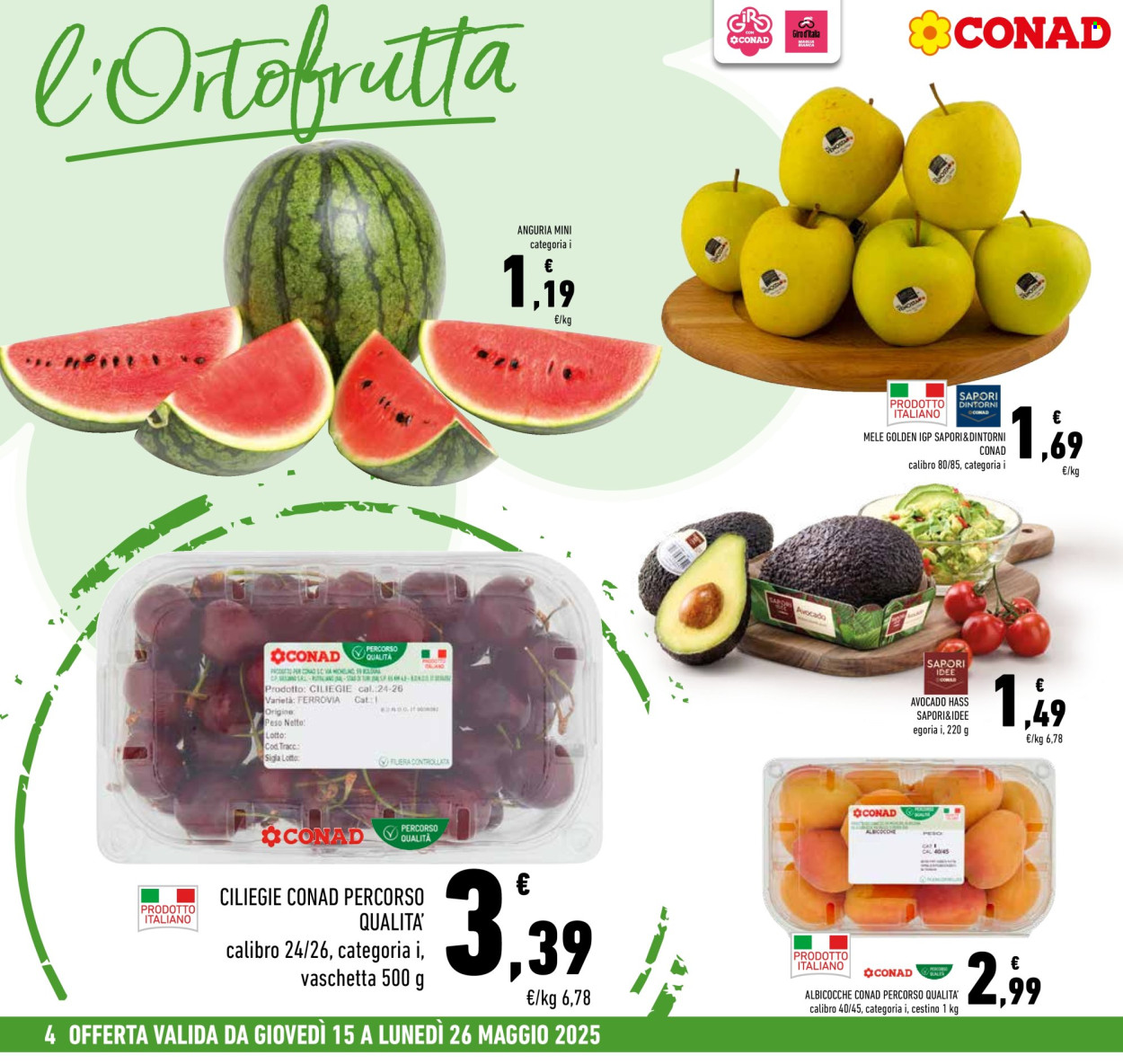 Volantino Conad - 15/5/2025 - 26/5/2025. Pagina 1