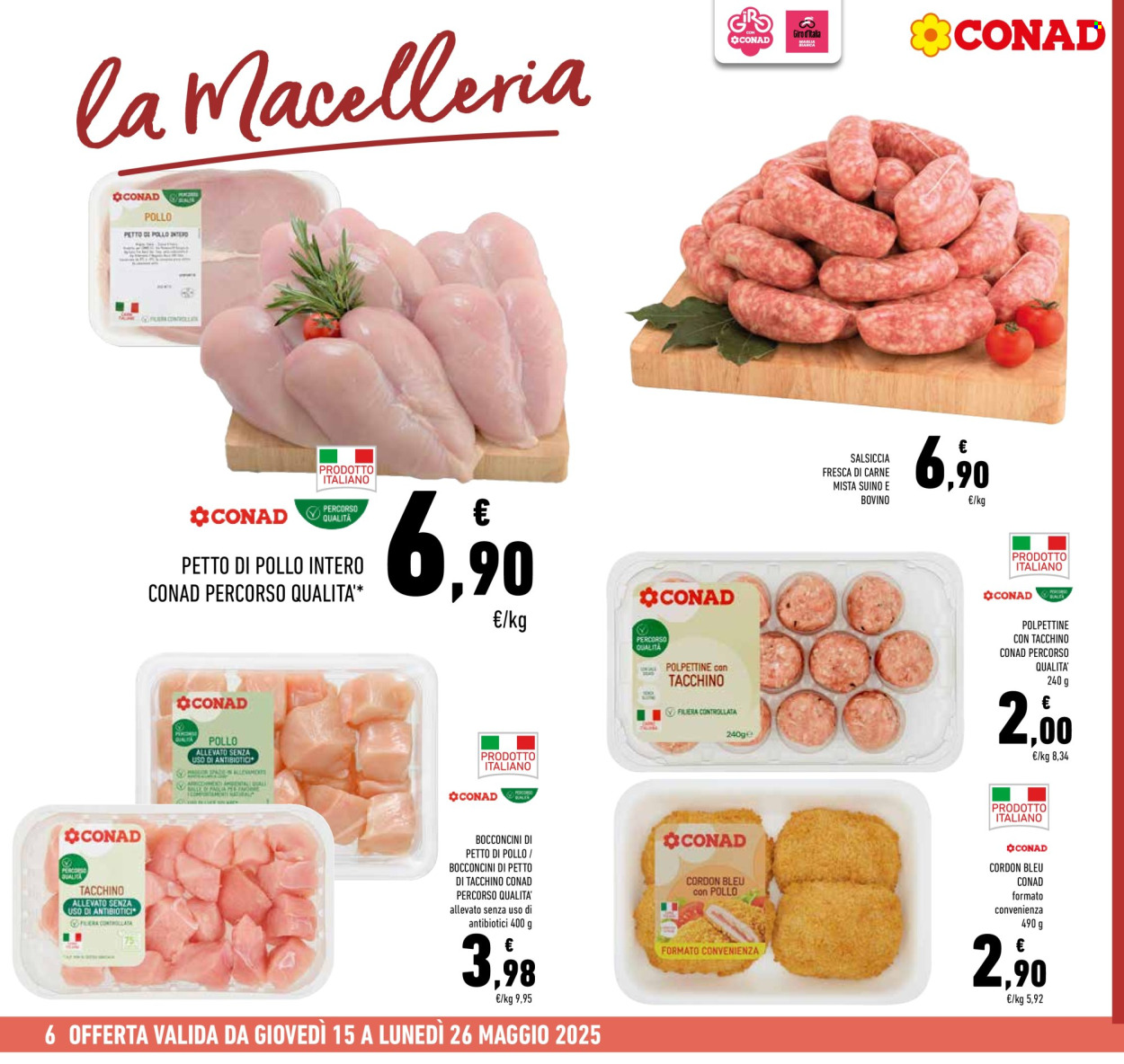 Volantino Conad - 15/5/2025 - 26/5/2025. Pagina 1