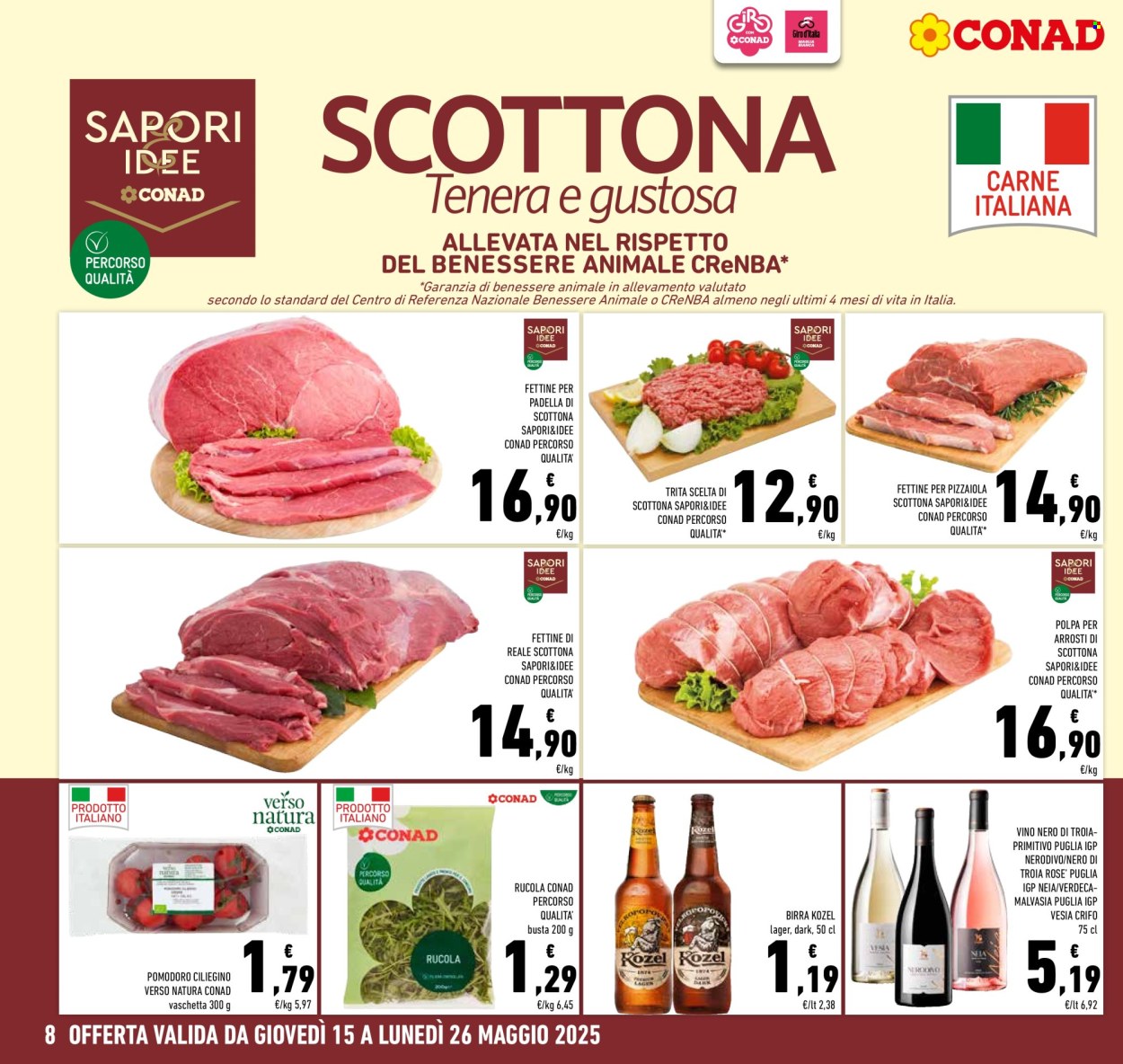 Volantino Conad - 15/5/2025 - 26/5/2025. Pagina 1