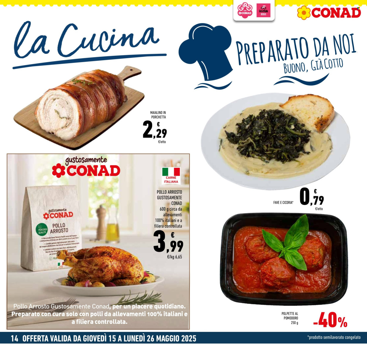 Volantino Conad - 15/5/2025 - 26/5/2025. Pagina 1