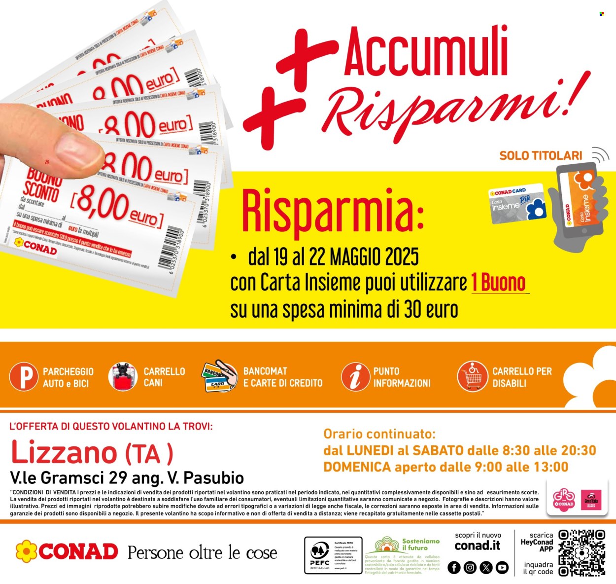 Volantino Conad - 15/5/2025 - 26/5/2025. Pagina 1
