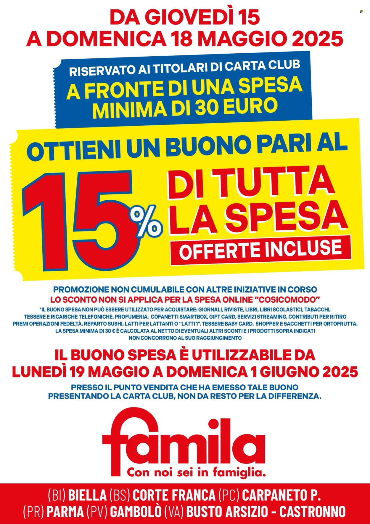 Leták Famila - 15.5.2025 - 18.5.2025. Strana 2
