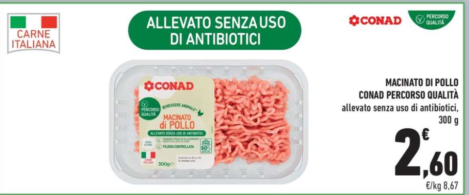 MACINATO DI POLLO CONAD PERCORSO QUALITÀ