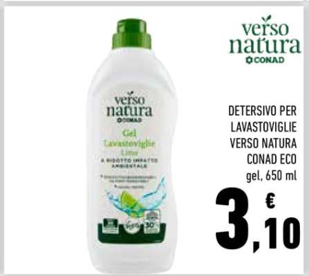 DETERSIVO PER LAVASTOVIGLIE VERSO NATURA CONAD ECO