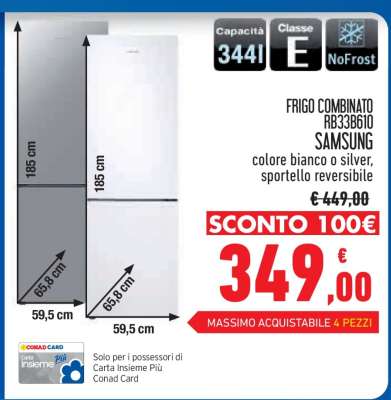 FRIGO COMBINATO RB33B610 SAMSUNG