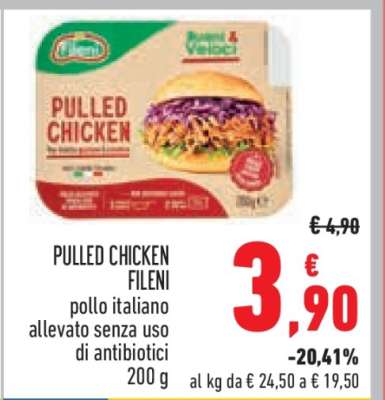 PULLED CHICKEN FILENI