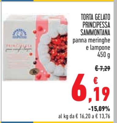 TORTA GELATO PRINCIPESSA SAMMONTANA