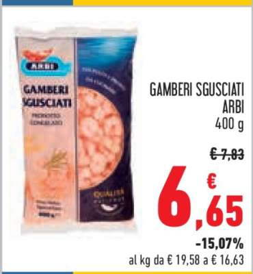 Gamberi Sgusciati Arbi