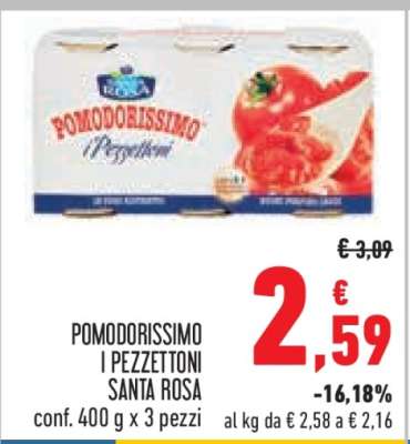 Pomodorissimo I Pezzettoni Santa Rosa