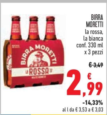 BIRRA MORETTI