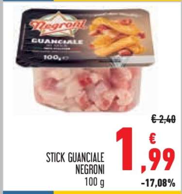 Stick Guanciale Negroni