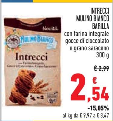 INTRECCI MULINO BIANCO BARILLA