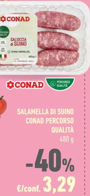 SALAMELLA DI SUINO CONAD PERCORSO QUALITÀ