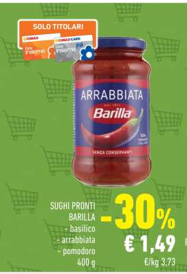 Sughi Pronti Barilla