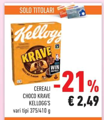 Cereali Choco Krave Kellogg's