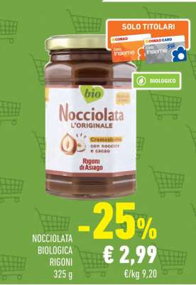 Nocciolata Biologica Rigoni