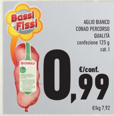 Aglio Bianco Conad Percorso Qualità