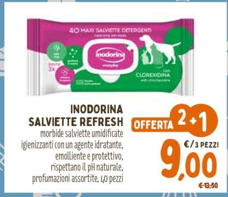 INODORINA SALVIETTE REFRESH