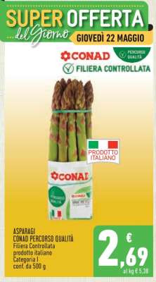 ASPARAGI CONAD PERCORSO QUALITÀ