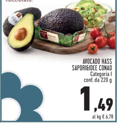 Avocado Hass SAPORI&IDEE CONAD