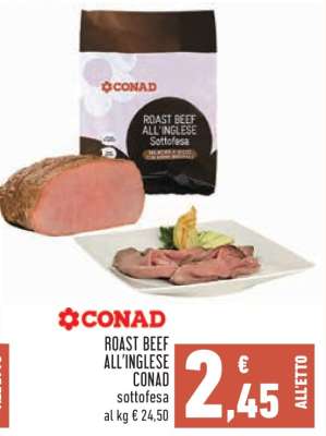 ROAST BEEF ALL'INGLESE CONAD