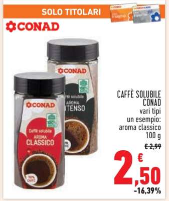 CAFFÈ SOLUBILE CONAD