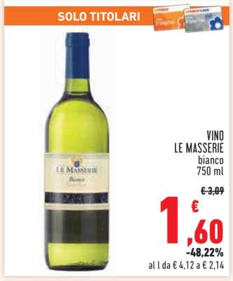 VINO LE MASSERIE bianco