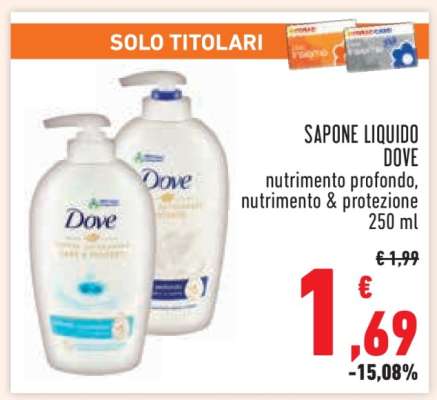 SAPONE LIQUIDO DOVE