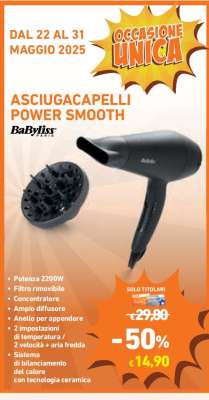 ASCIUGACAPELLI POWER SMOOTH
